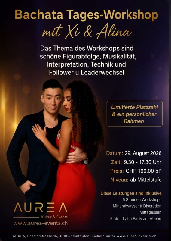 Bachata Tages-Workshop mit Xi & Alina