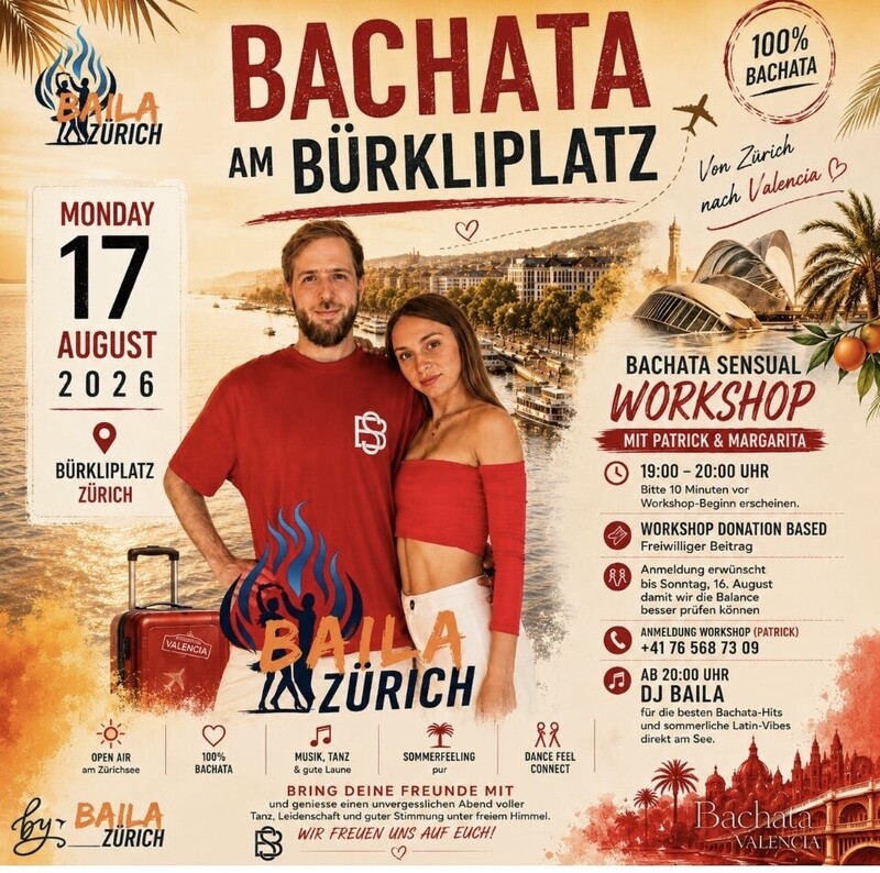 Bachata am Bürkliplatz