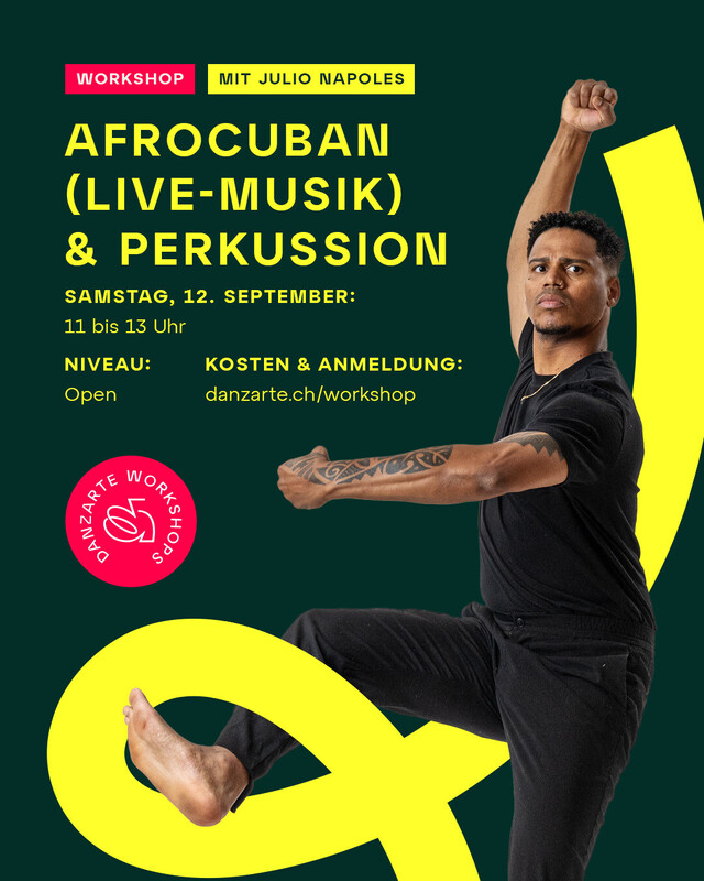 WORKSHOP MIT JULIO NAPOLES AFROCUBAN (LIVE-MUSIK) & PERKUSSION