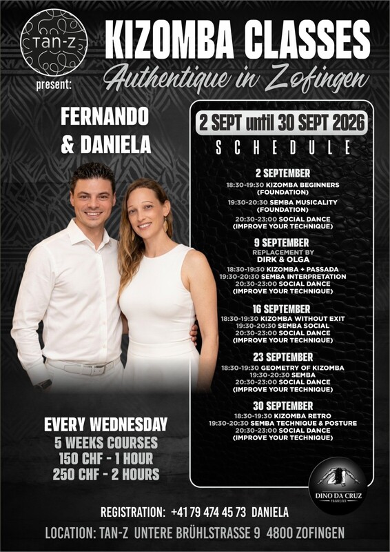 KIZOMBA CLASSES Authentique in Zofingen