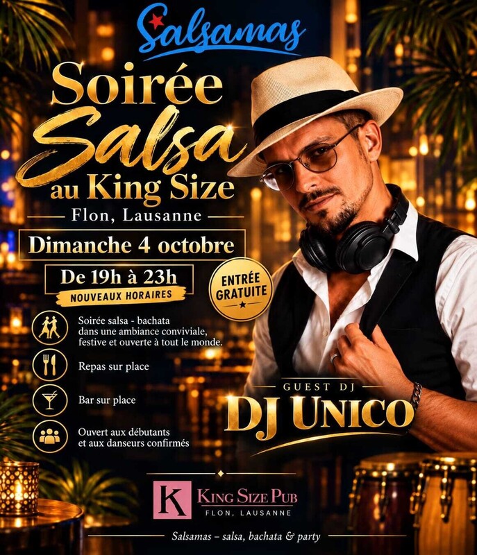 Soirée Salsa au King Size