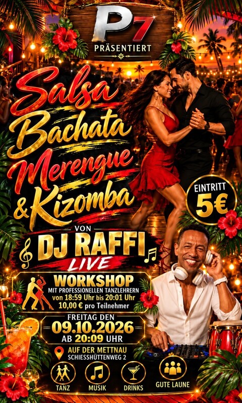 Salsa Bachata Merengue & Kizomba