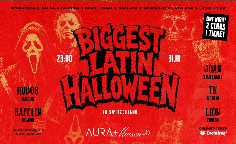 BIGGEST LATIN HALLOWEEN