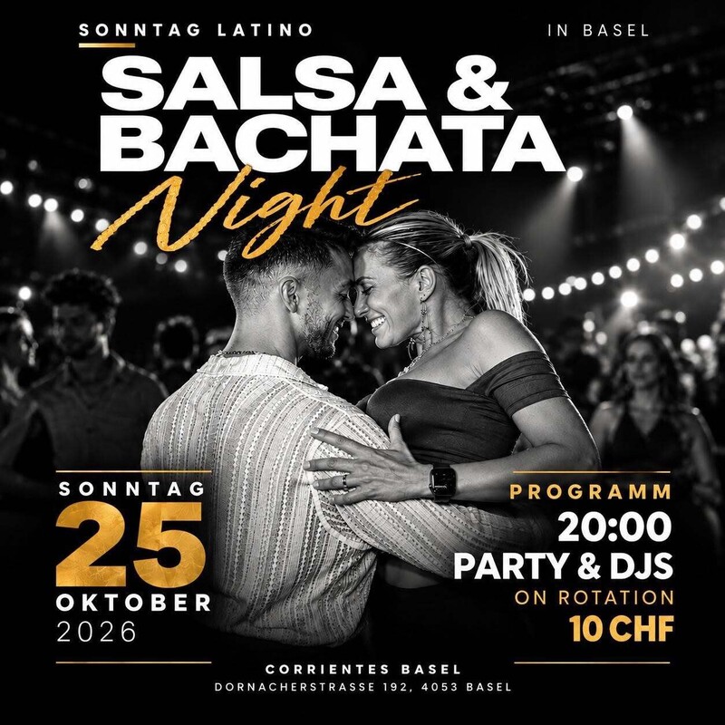 Sonntag Latino Basel | SALSA & BACHATA NIGHT | 50/50