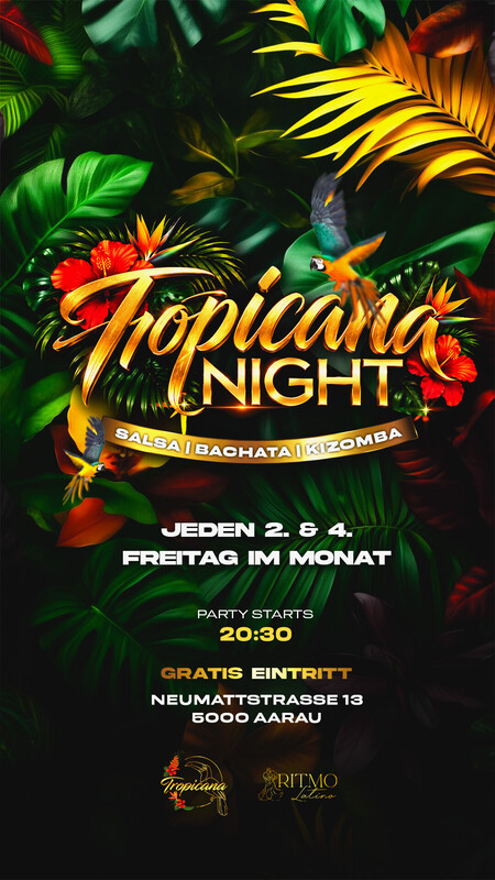 Tropicana Night | Every 2 & 4 Friday | Salsa, Bachata & Kizomba