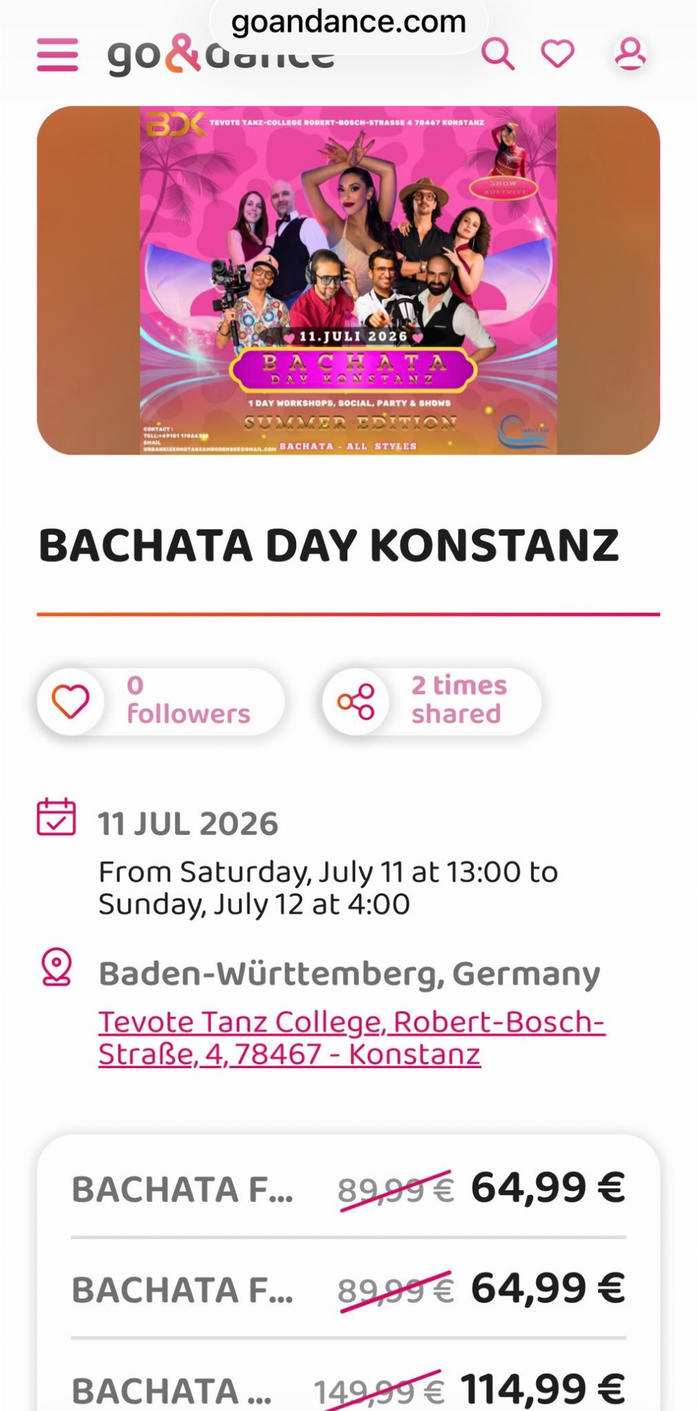 Bachata Day Konstanz