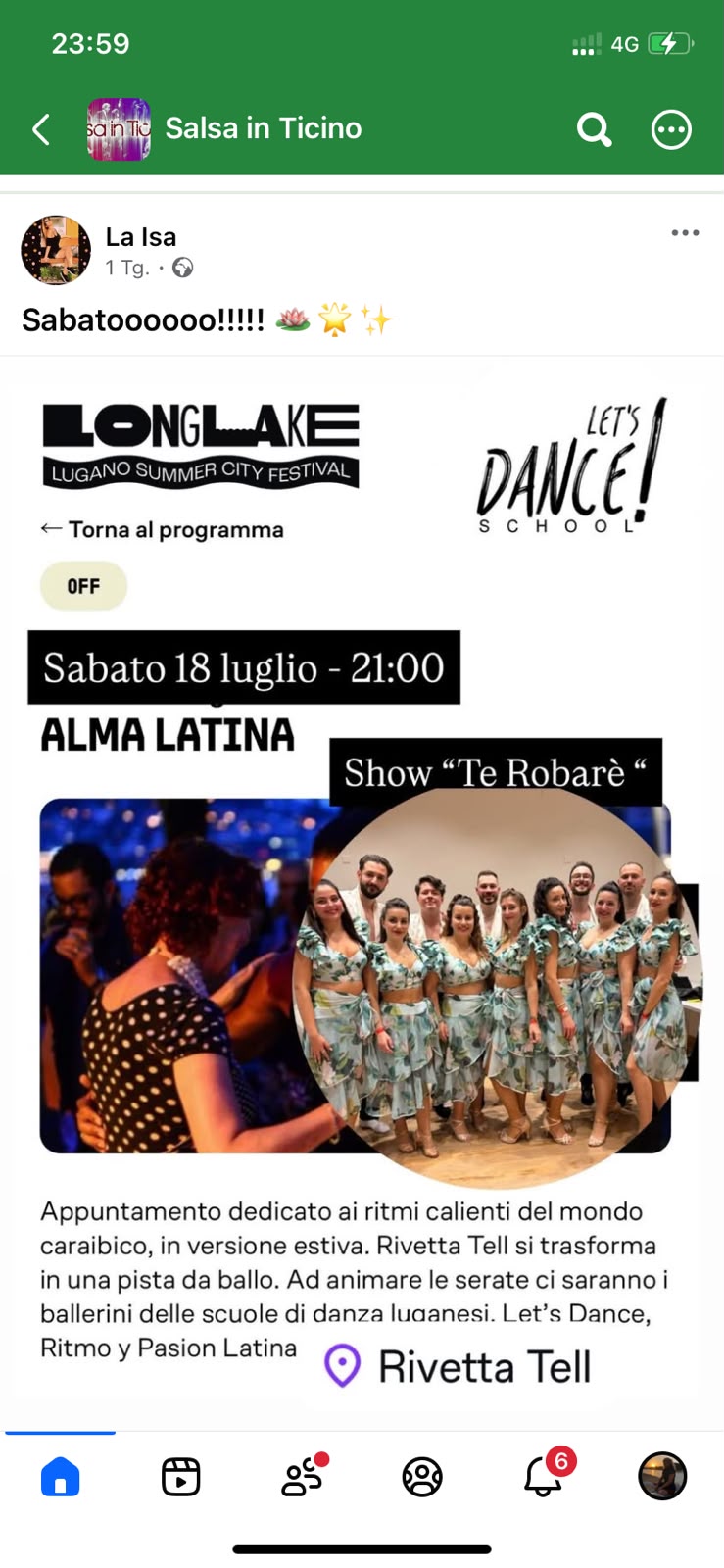 LUGANO SUMMER CITY FESTIVAL - ALMA LATINA DANCE!