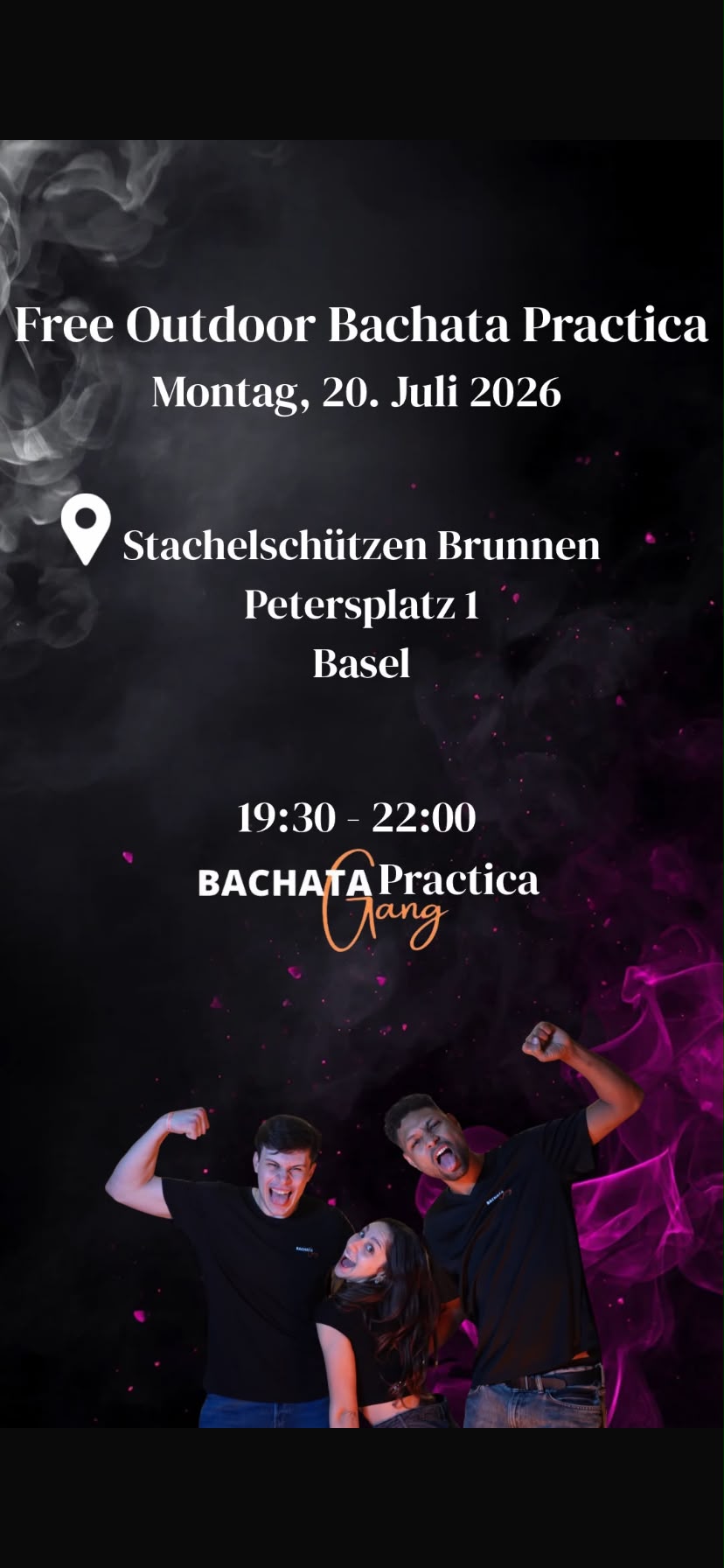 Free Outdoor Bachata Practica