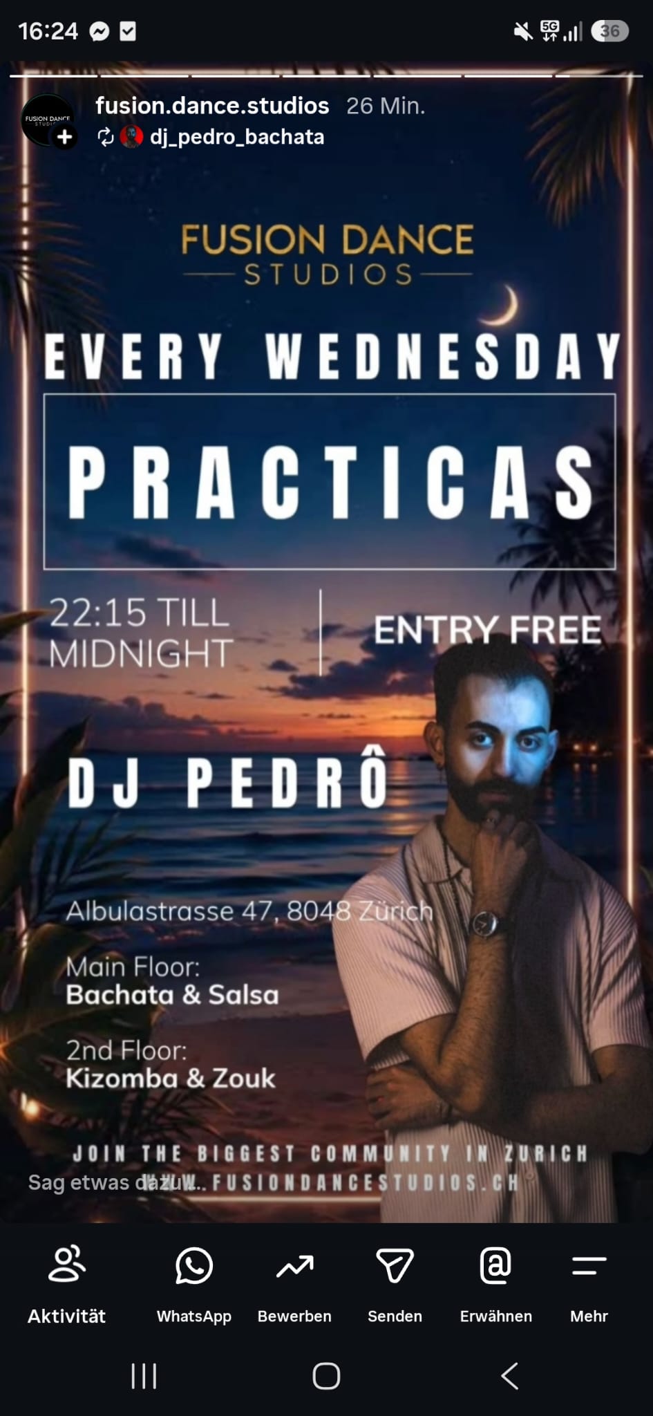Fusion Dance Studios Practicas