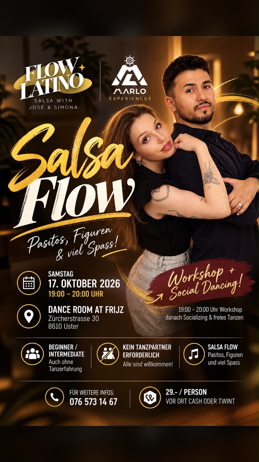 SALSA WITH JOSÉ & SIMONA