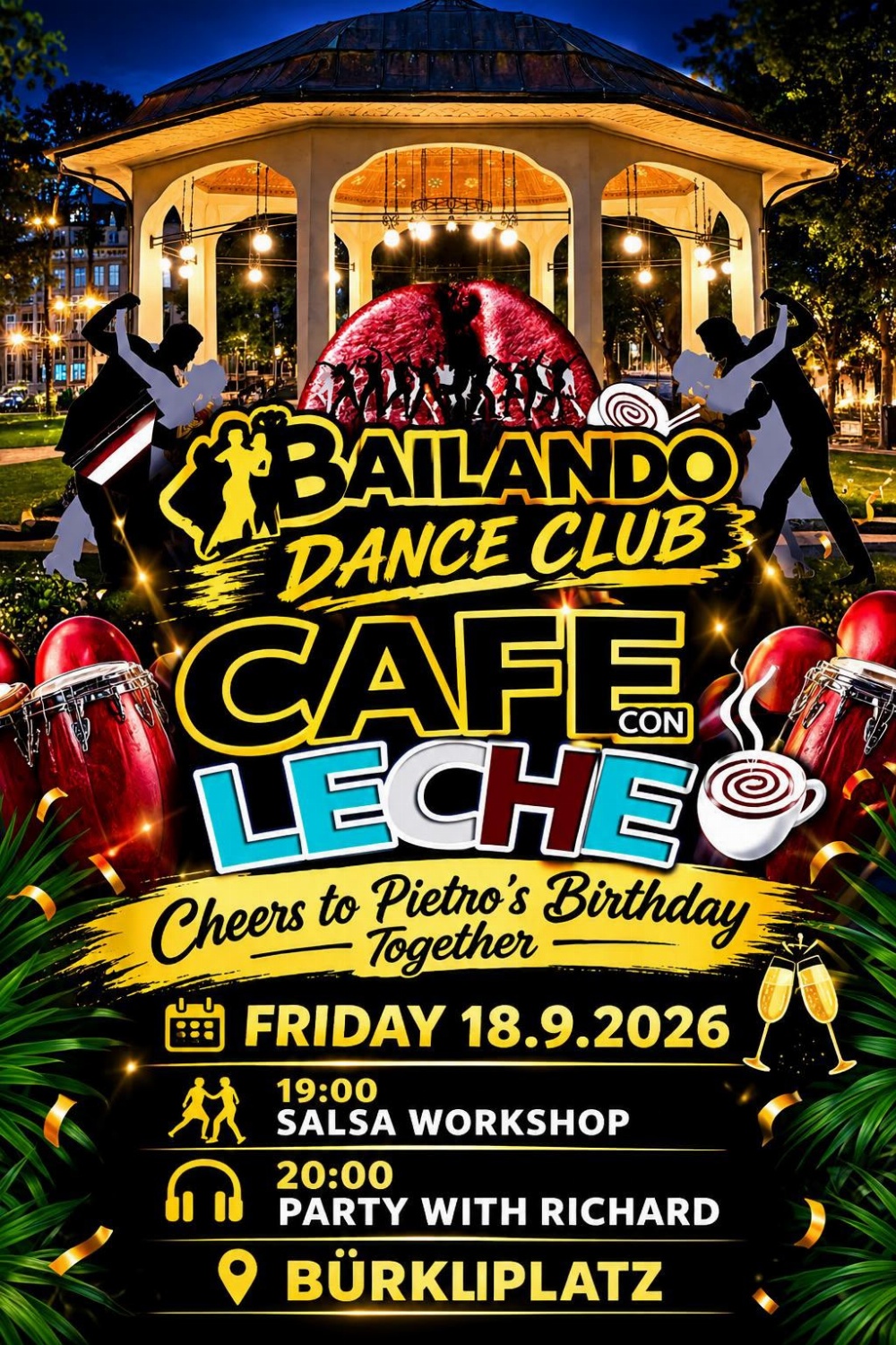 *BAILANDO DANCE CLUB CAFE LECHE