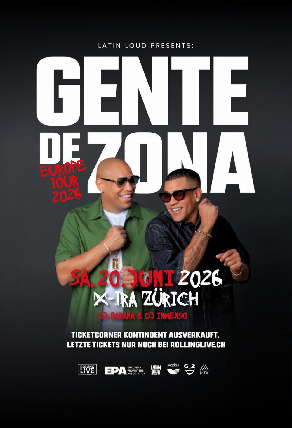 Gente de Zona Tour 2026