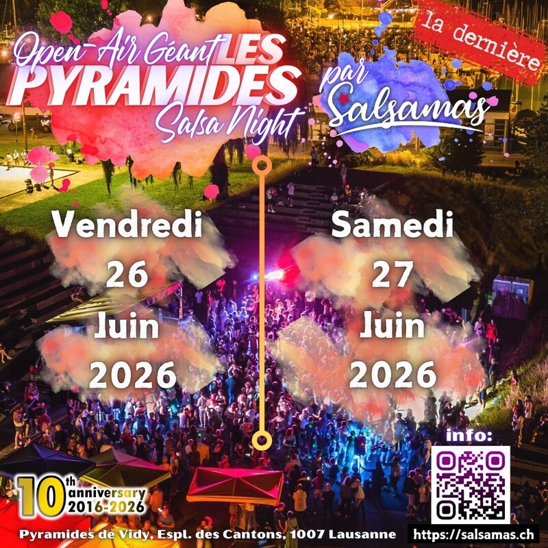 Open-Air Géant LES PYRAMIDES Salsa Night