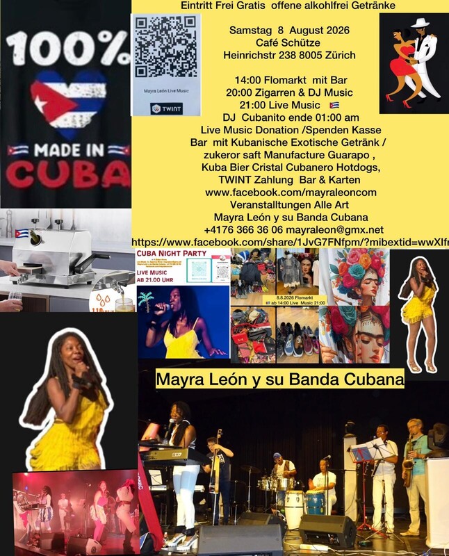 My Show mit Mayra León y Su Banda Cubana