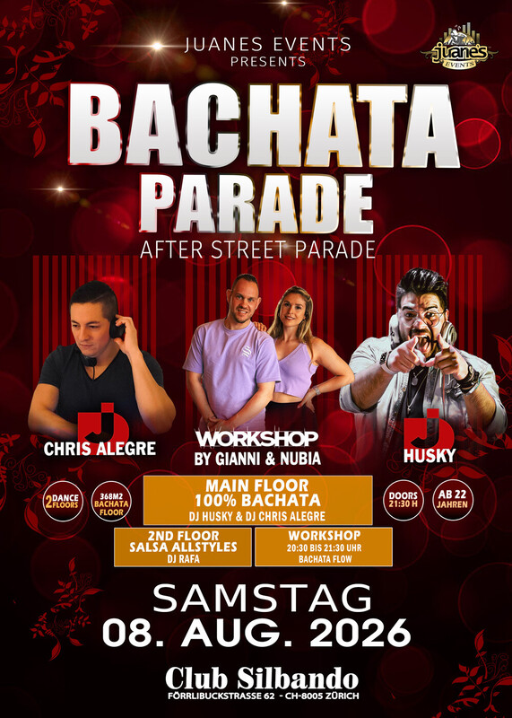 🔅 BACHATA PARADE 🔅 Ater Street Parade 08.08.26 CLUB SILBANDO