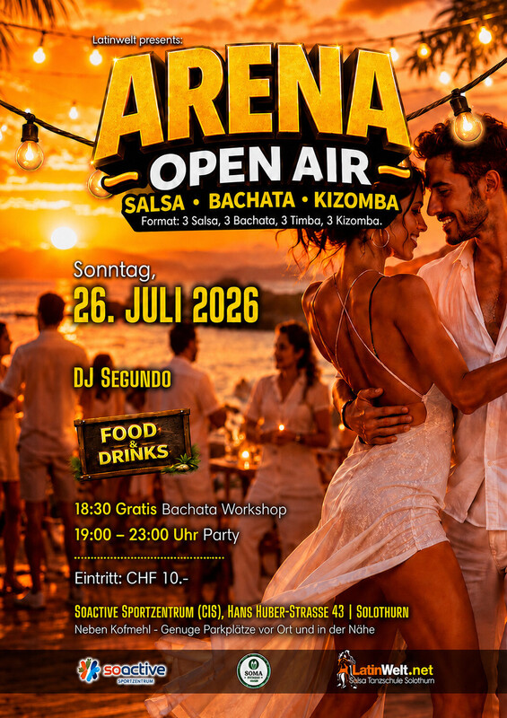 Arena Open Air – Salsa, Bachata und Kizomba Party