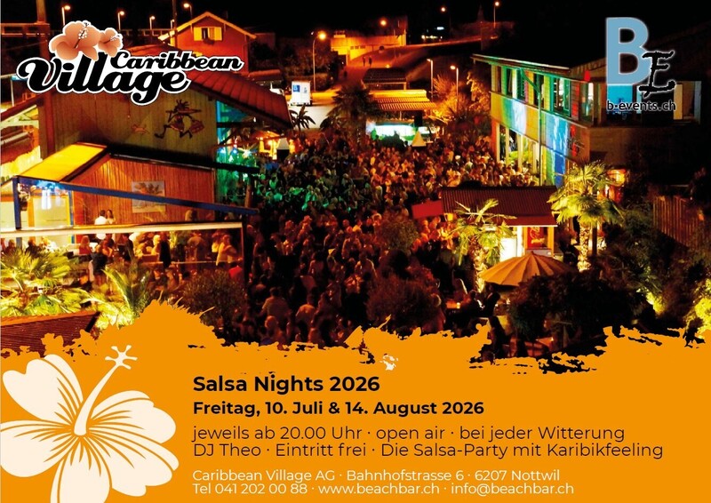 Die legendäre Salsa Night Openair Nottwil 2026 mit DJ Theo