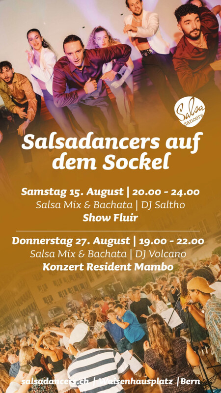 Salsadancers auf dem Sockel