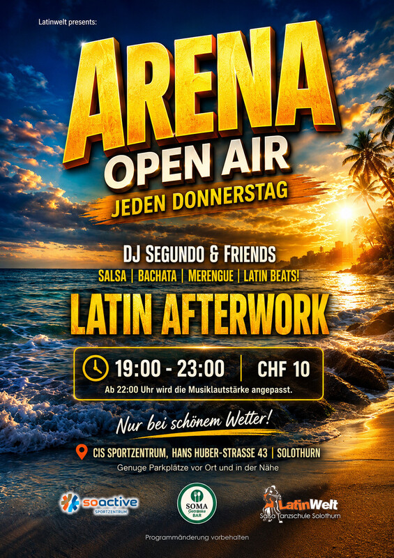 Arena Open Air - Latin Afterwork