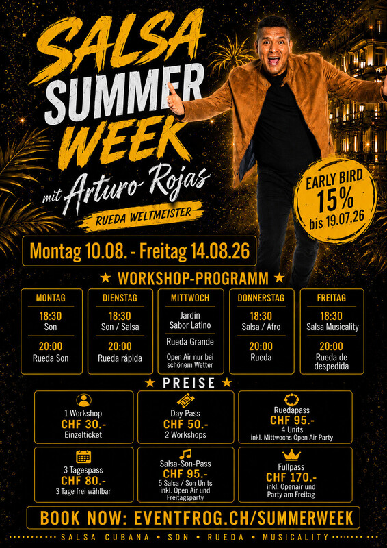Salsa Summer Week mit Arturo Rojas