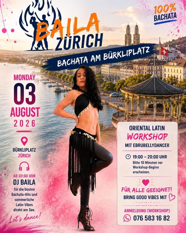 Bachata am Bürkliplatz