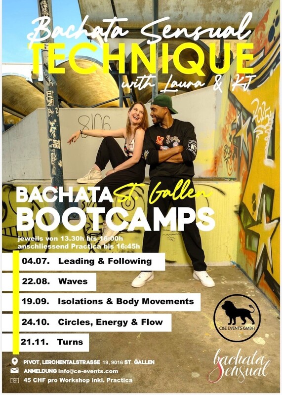Bachata Sensual Bootcamp "Waves" in St.Gallen!!!