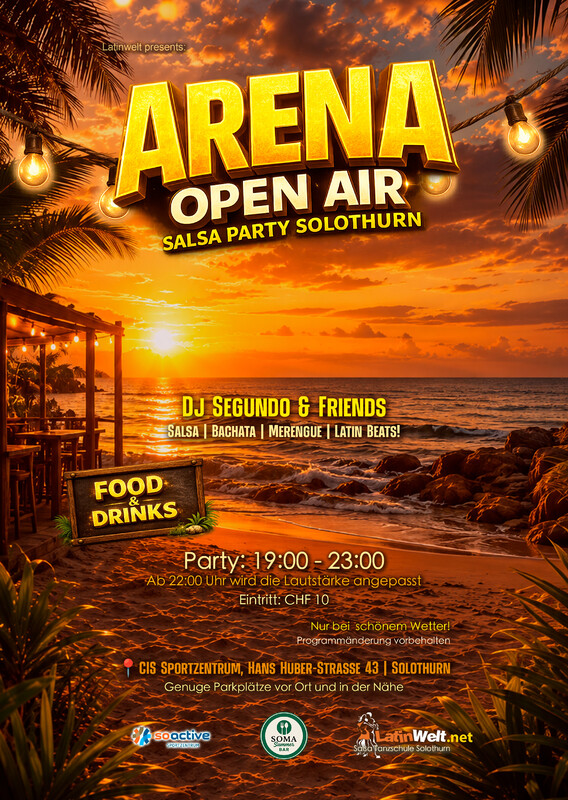 Arena Open Air - Salsa, Bachata… Afterwork!