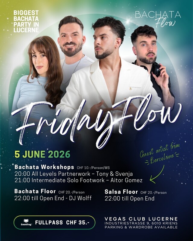 Friday Flow - Bachata & Salsa Party Lucerne