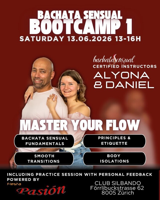 Bachata Sensual Bootcamp (3h) mit Alyona & Daniel