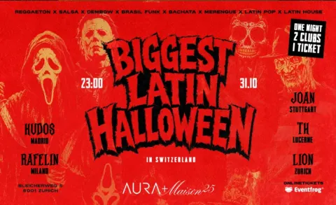 BIGGEST LATIN HALLOWEEN