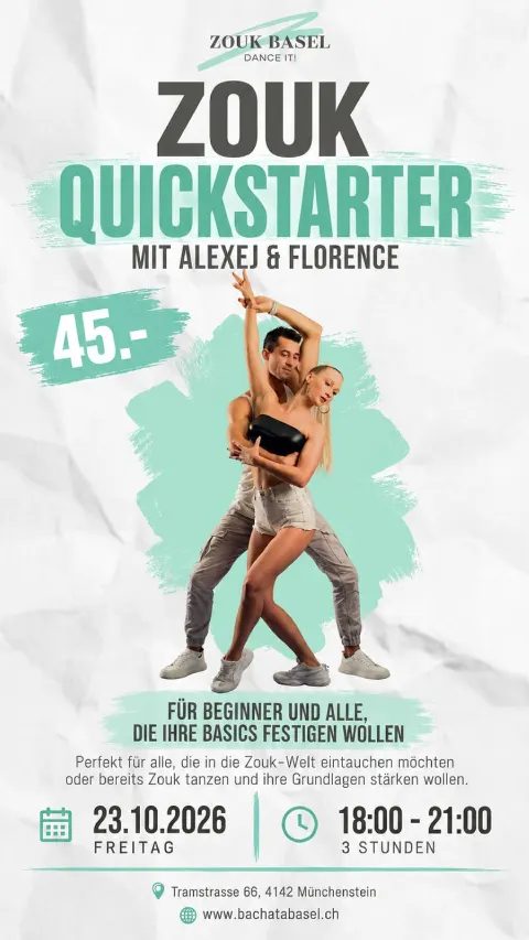 ZOUK QUICKSTARTER MIT ALEXEJ & FLORENCE