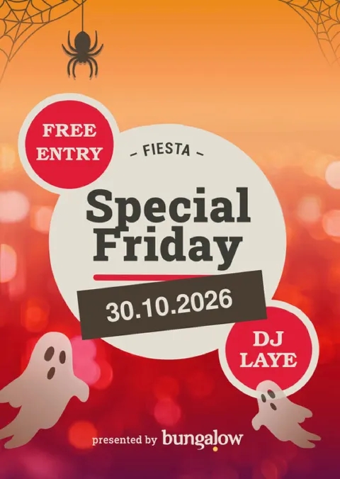Special Friday - FREE ENTRY
