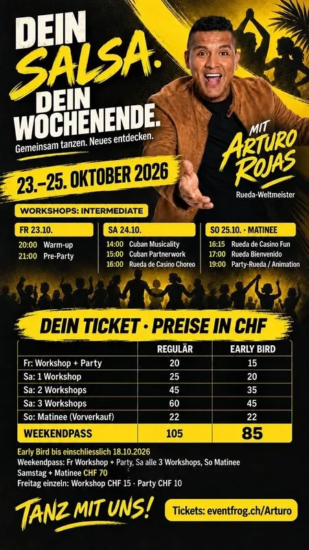 DEIN SALSA. DEIN WOCHENENDE.