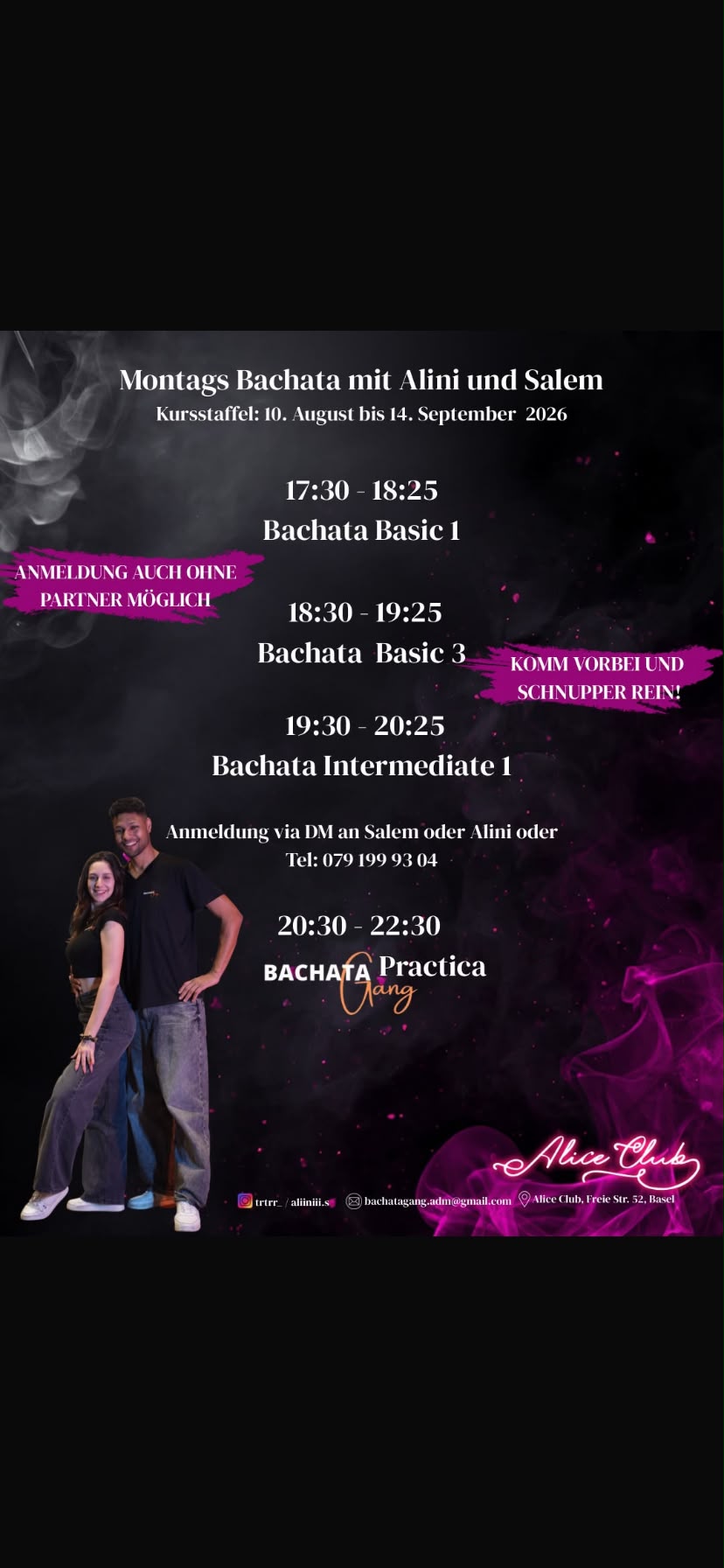 Montags Bachata mit Alini und Salem
